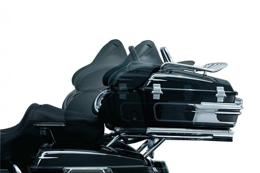 Kuryakyn Quick Adjust TourPak Relocator In Chrome Finish For Harley