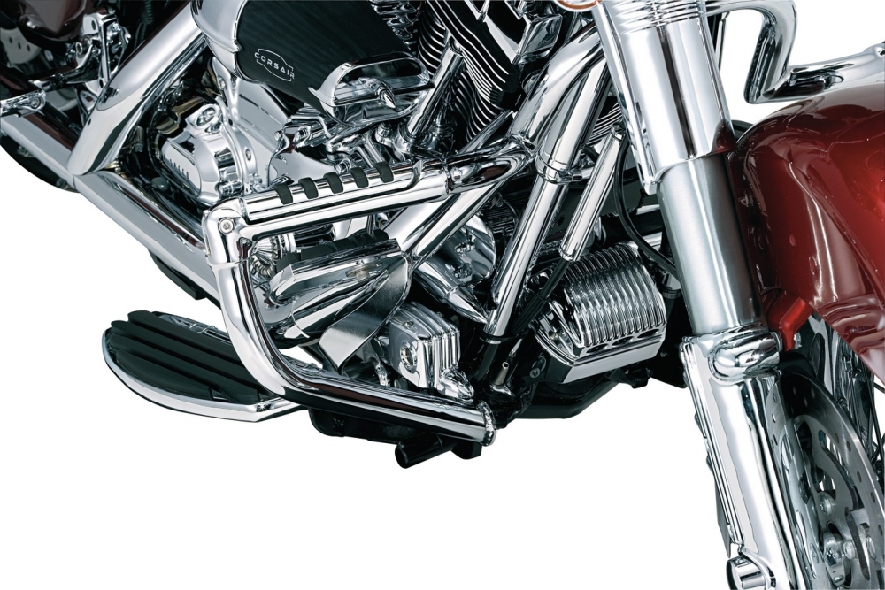 Kuryakyn Rear Master Cylinder Covers In Chrome Finish For Harley