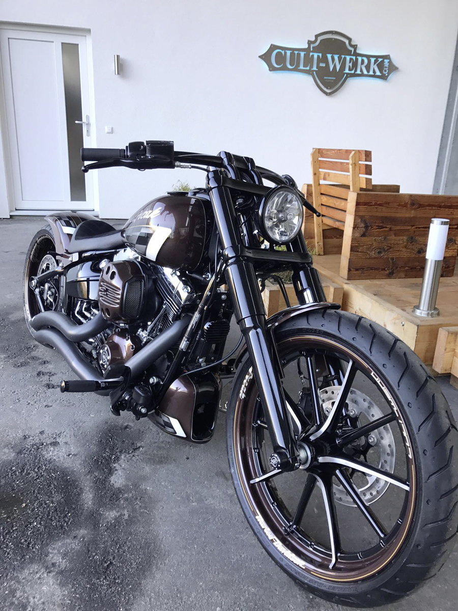 harley breakout fork covers