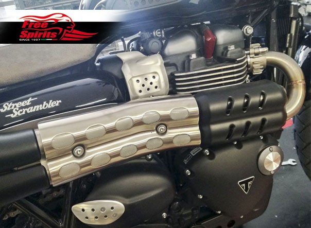 Triumph street discount scrambler decat