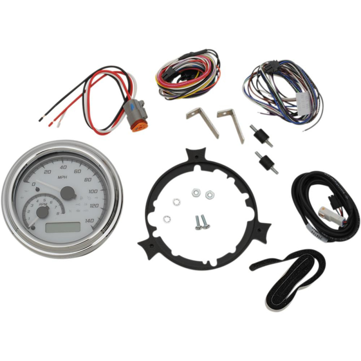 Dakota Digital MVX Series Analog Gauge Systems in White/Gray/Chrome