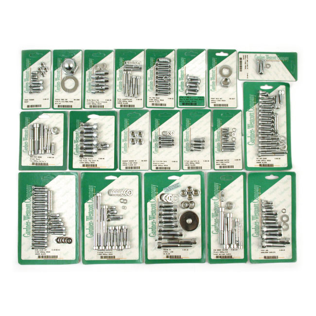 Gardner Westcott VRod Full Motorcycle Set in Chrome Finish For 2002