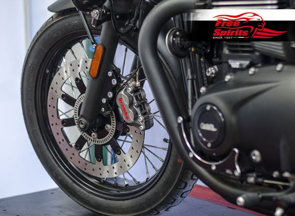 Triumph bobber discount brake upgrade