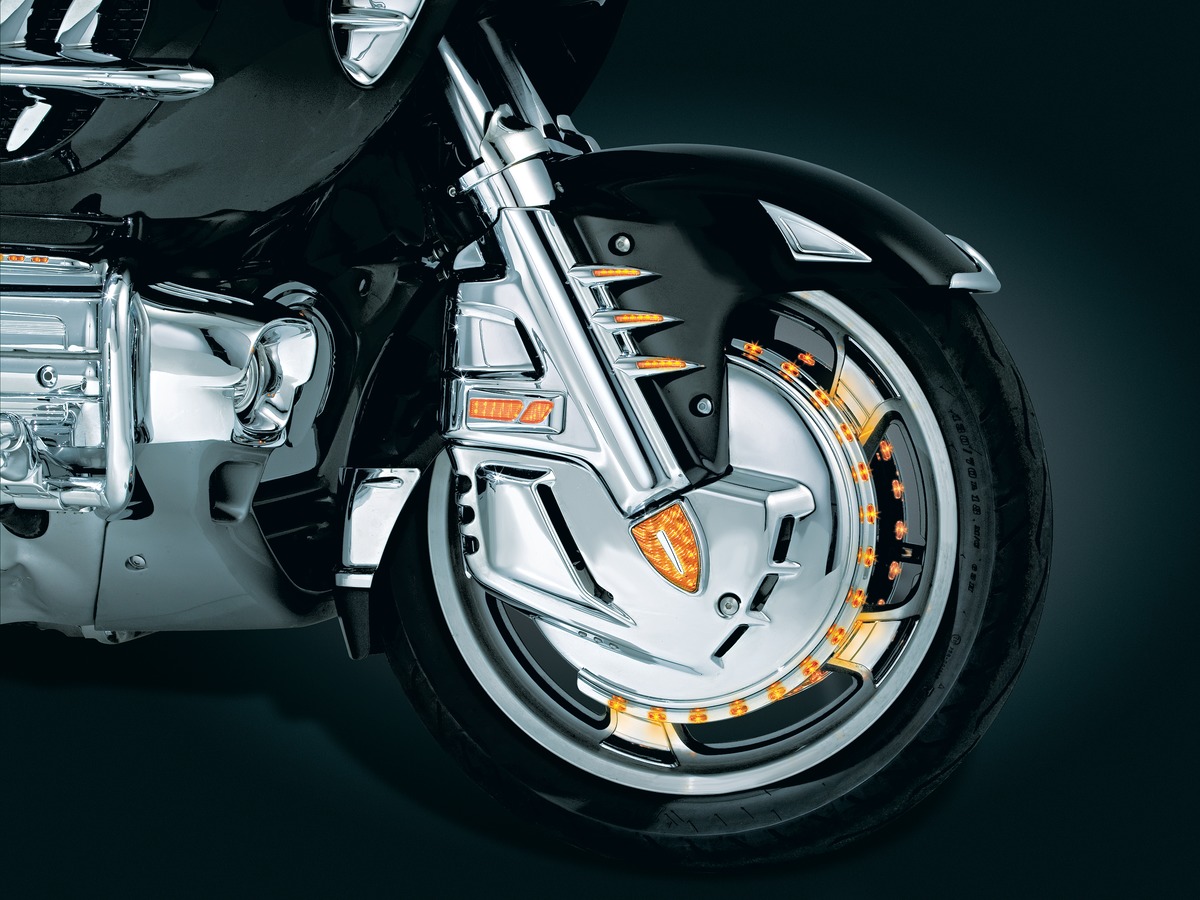 Kuryakyn Rotor Cover In Chrome Finish For Honda Gold Wing 2001