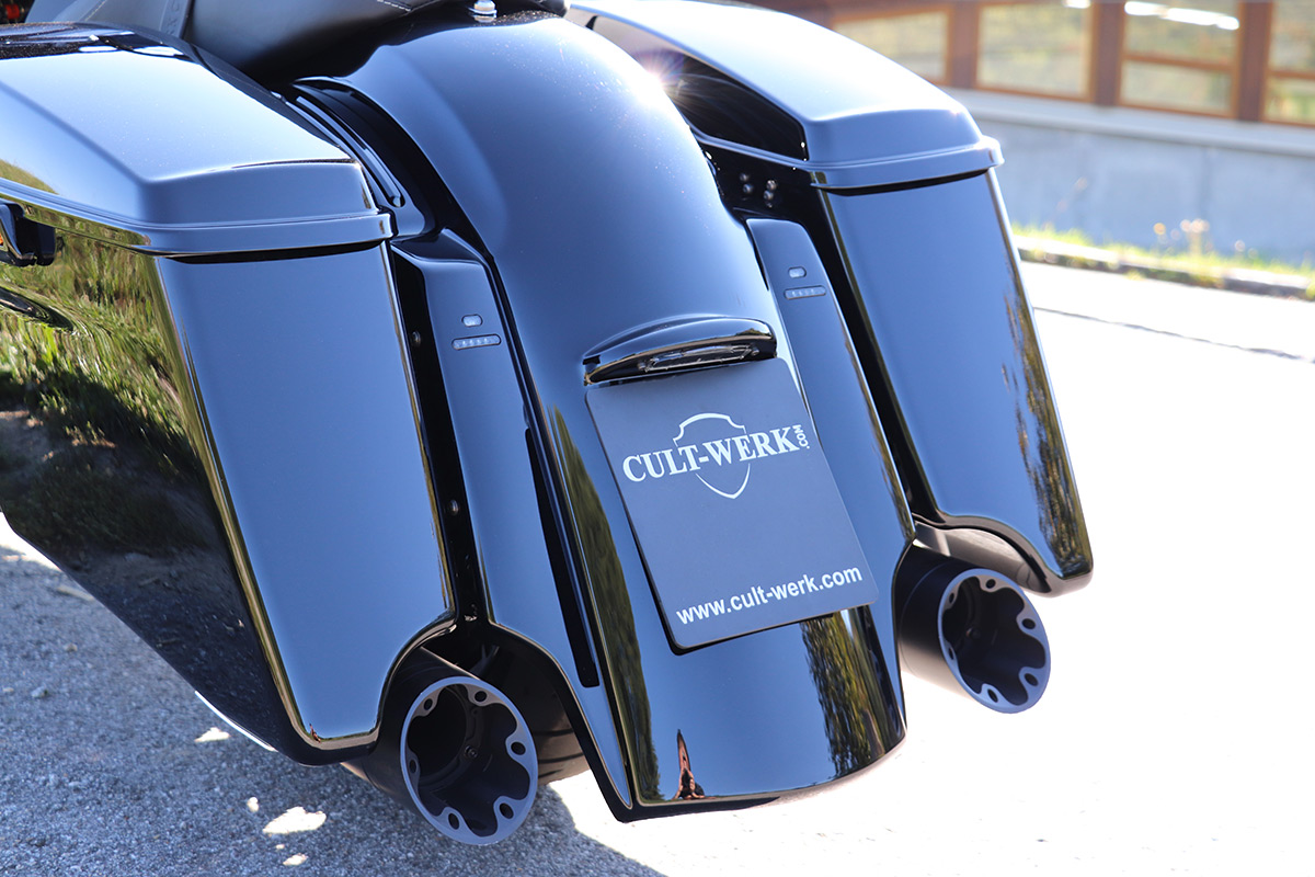 Cult Werk Rear Fender Cover Kit V1 In Gloss Black or Matt Black Finish