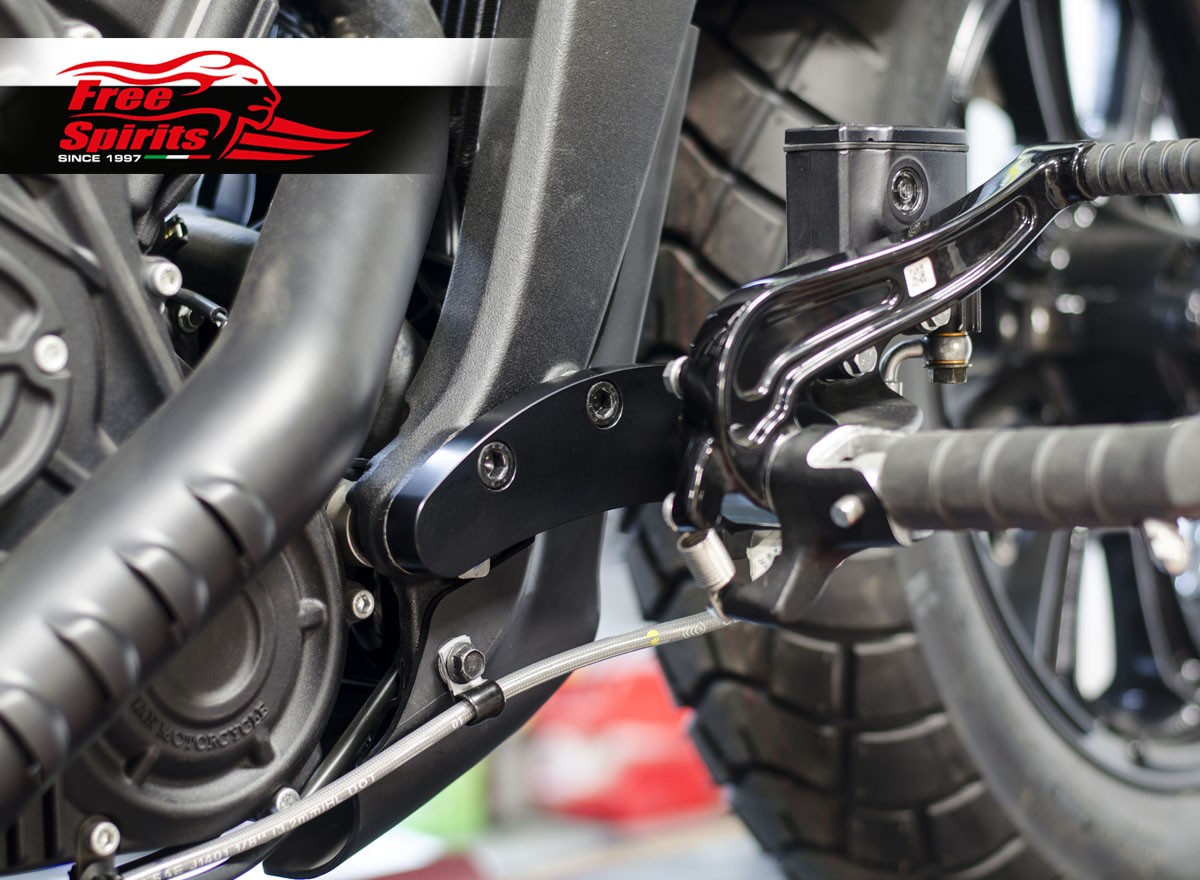 Free Spirits Extended Forward Controls Adaptors Plates (100mm) For 2018