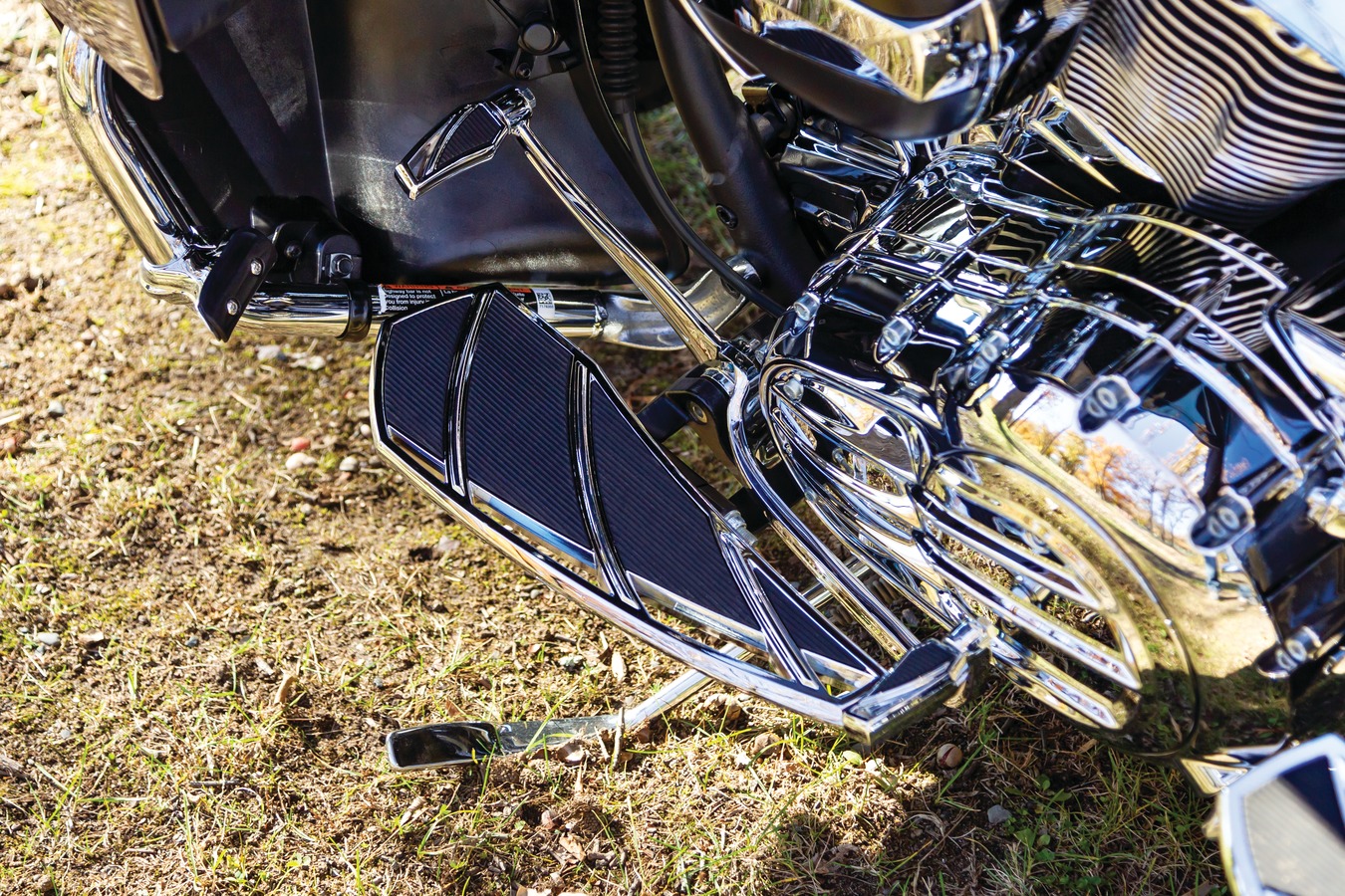 Kuryakyn Phantom Driver Floorboards In Chrome Finish For Indian