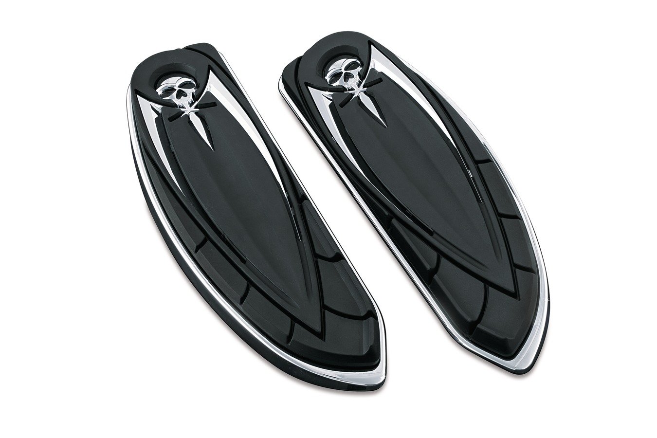 Kuryakyn Zombie Driver Floorboard Covers For Harley Davidson Touring