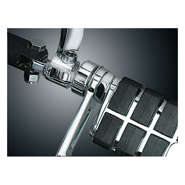 Kuryakyn Footpeg & Stirrup Extenders 21/4 Inch In Chrome Finish (8041