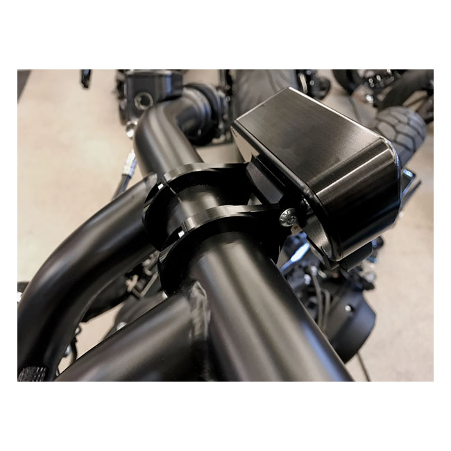 Killer Custom Speedometer Relocation Housing in Black Finish For 20182023 M8 Softail Models