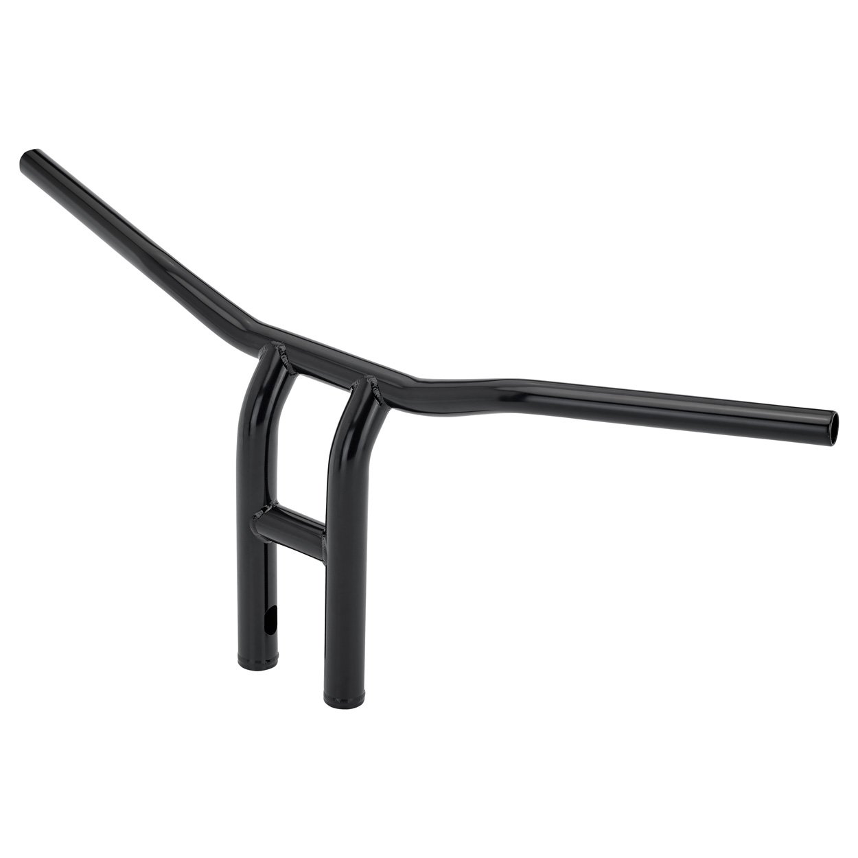 Biltwell Tyson XL 12 Inch Pullback Handlebars in Black Finish For 20082023 Harley Davidson E
