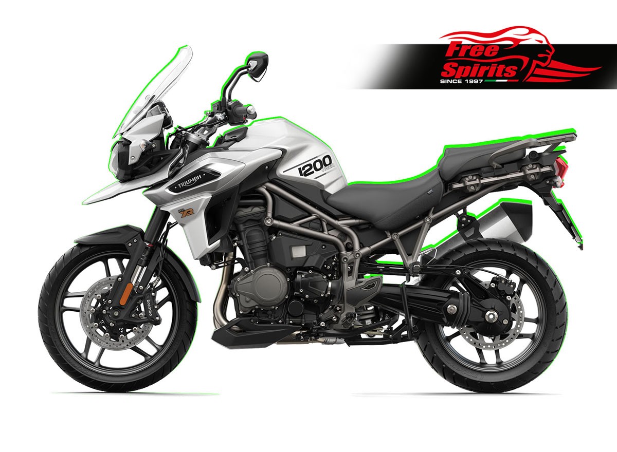 Free Spirits Rear Suspension Lowering Kit In Black 20mm For Triumph