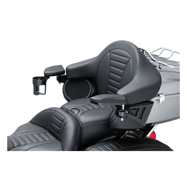 Kuryakyn Passenger Armrest Set In Black For Harley Davidson 20142023 Touring & TriGlide Trike