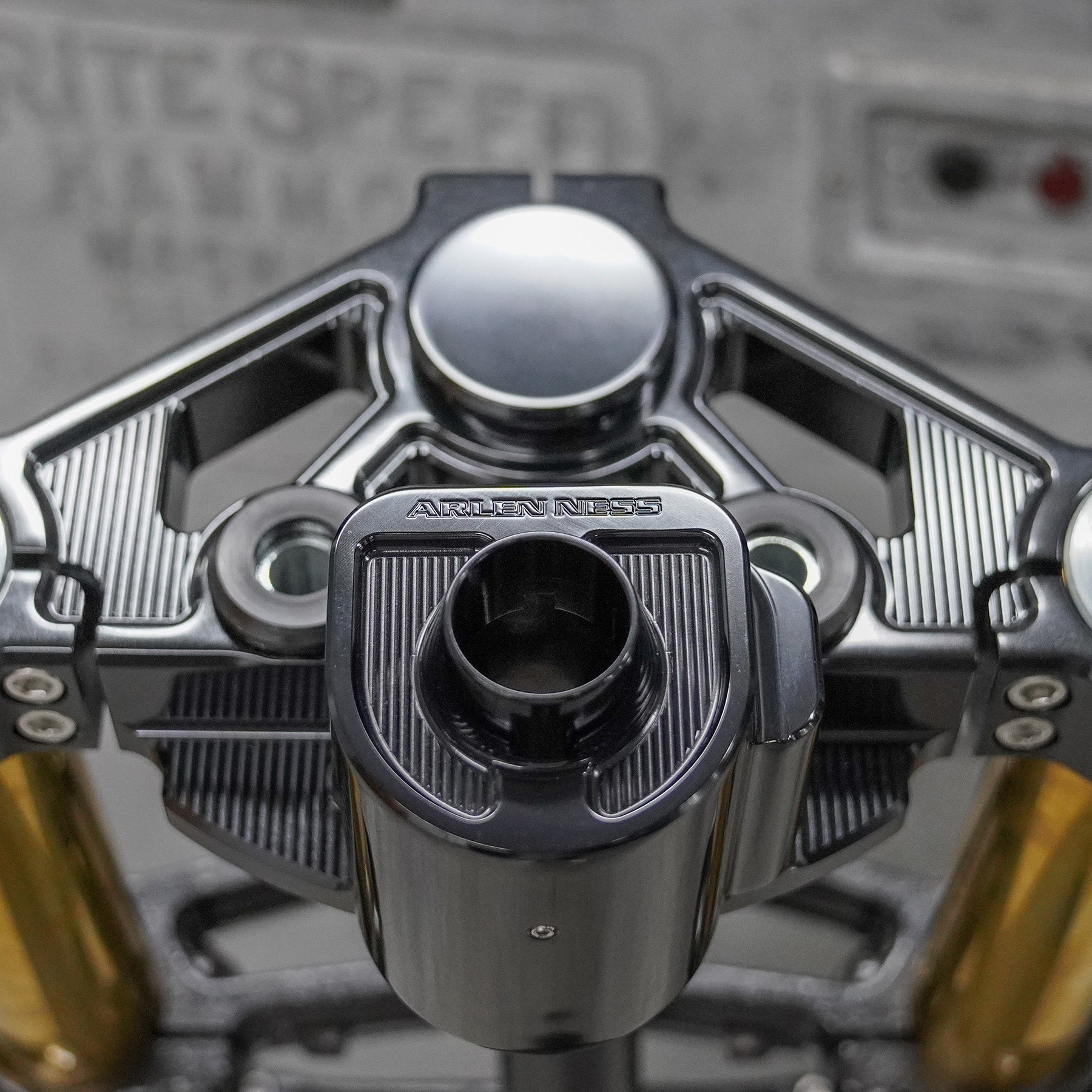 Arlen Ness Method Ignition Switch Cover Kit In Black For Harley