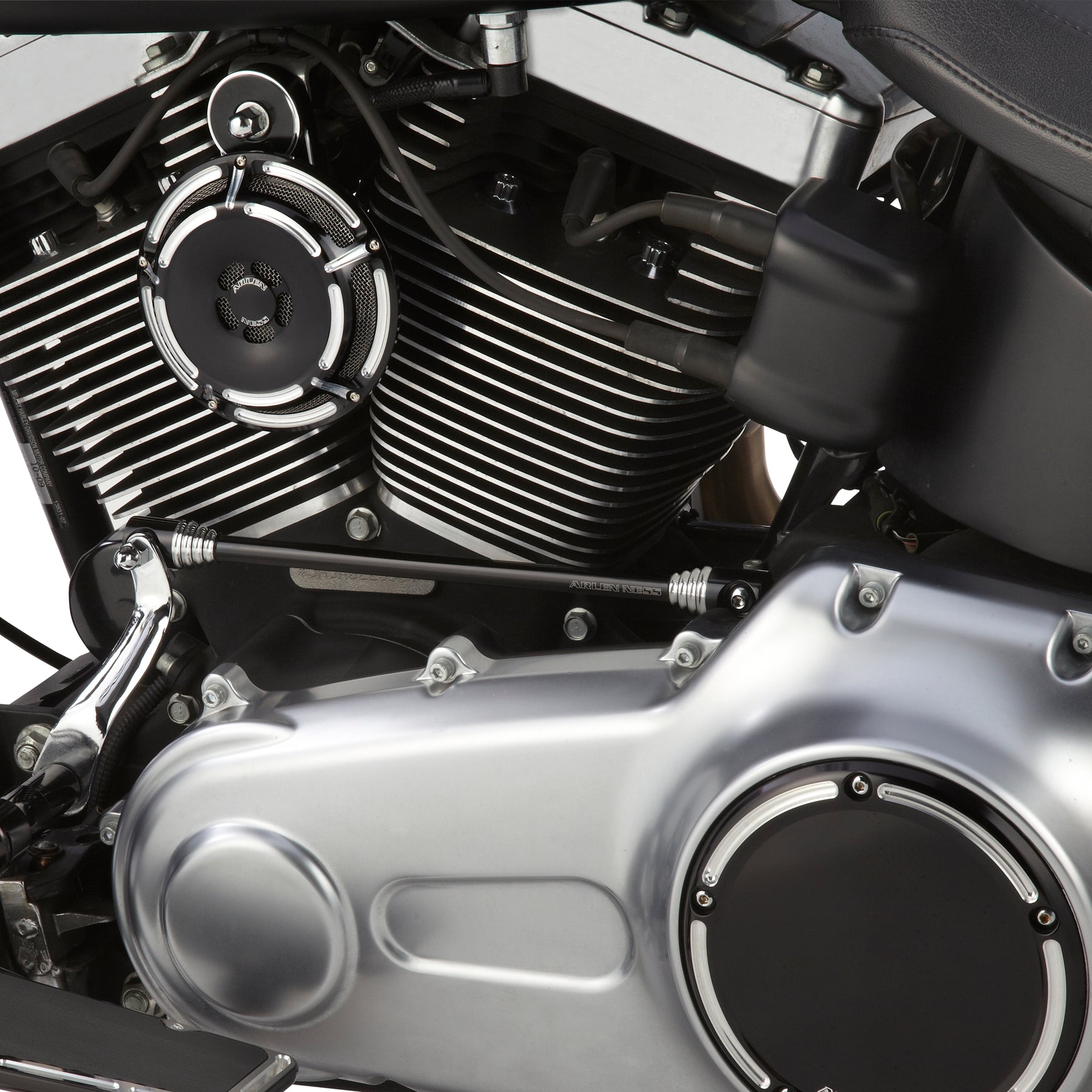 Arlen Ness Slot Track Horn Kit In Contrast Cut For Harley Davidson 1991