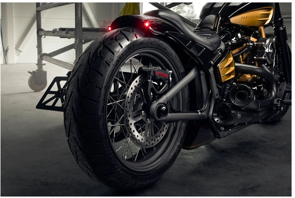 Fxbb Low Rider Rear Fender Killer Custom Unpainted Rodstr Rear Fender Without Side Struts For ...