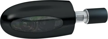 Kellermann BL-1000 LED Dark Turn Signals in Black Finish with Super Dark Lens for Harley-Davidson, Chopper and Custom Motorcycle (Sold Singly) (122.100)