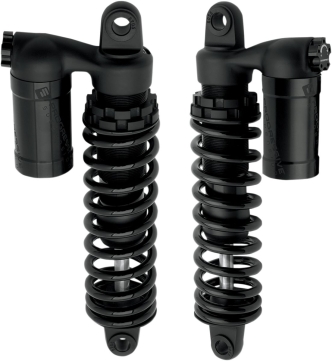 Progressive Suspension 970 Series 12.5 Inch Standard Piggyback Shocks in Black Finish For 1991-2017 Dyna (Excluding 2012-2016 FLD Switchback) Models (970-1001B)