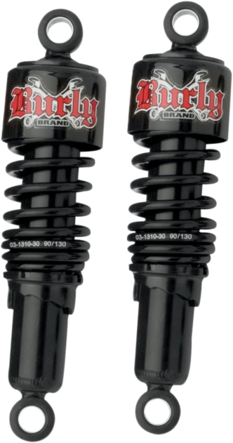 Burly Brand Slammer Shocks in Black for Harley Davidson Sportster 1988-2003 Models (B28-1200B)