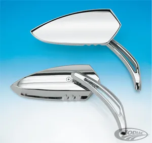 Zodiac Shrike Mirrors in Chrome Finish (272001)