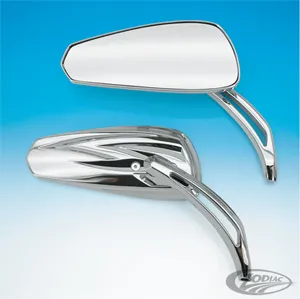 Zodiac Harpoon Mirrors in Chrome Finish (272003)