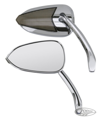 Zodiac Crystal LED Mirrors in Chrome Finish (270818)