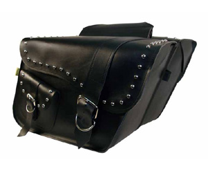 Willie & Max Studded Ranger Series Slant Saddlebag Set (3501-0202)