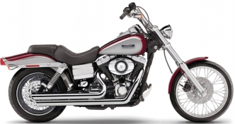 Cobra Speedster Slashdown Exhaust System In Chrome For Harley Davidson 2012-2017 Dyna Motorcycles (6858)
