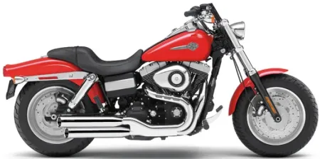 Cobra Slip-On 3 Inch Mufflers In Chrome Finish For Harley Davidson 2008-2017 FXDF, 2010-2017 FXDWG and 2016-2017 FXDLS Motorcycles (6006)