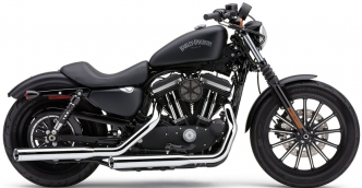 Cobra 3 Inch Slip On Mufflers In Chrome Finish For Harley Davidson 2014-2020 Sportster Motorcycles (6031)
