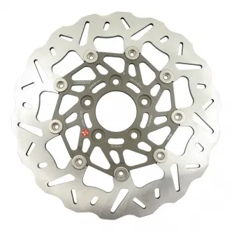Braking 11.5 Inch Front Left Wave Brake Rotor For 2000-2013 Sportster, 2000-2007 Touring, 2000-2005 Dyna & 2000-2014 Softail Models (WK106L)