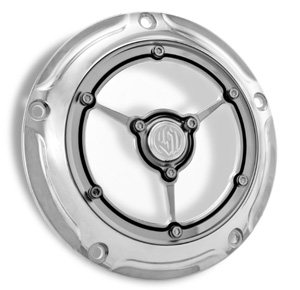 Roland Sands Design Clarity Derby Cover In Chrome Finish For Harley Davidson 1999-2017 Big Twin Models (0177-2007-CH)