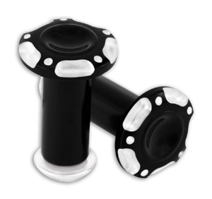 Roland Sands Design Misano Riser Plug Set In Contrast Cut Finish For Harley Davidson & Custom Motorcycles (0208-2060-BM)