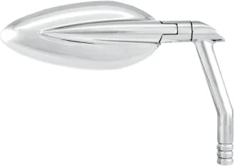 Performance Machine Blade Mirrors In Chrome Finish For Harley Davidson & Custom Motorcycles (Sold Singly) (0064-2026-CH)