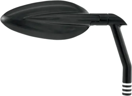 Performance Machine Blade Mirrors In Contrast Cut Finish For Harley Davidson & Custom Motorcycles (Sold Singly) (0064-2026-BM)