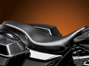 Le Pera Cobra Smooth Foam Seat With Smooth Cover For 2008-2023 All Touring Models (LK-079)