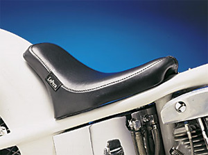 Le Pera Silhouette Foam Solo Seat With Smooth Cover For Harley Davidson Rigid Frames Motorcycles (L-859)