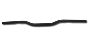 LSL E-Approved Street 1 Inch Dimpled Steel Handlebars In Black Finish For 1982-2020 Harley Davidson & Custom Motorcycle Applications (619263)
