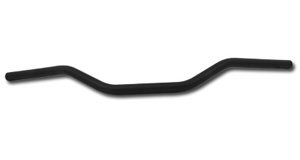 LSL E-Approved Roadster 1 Inch Dimpled Steel Handlebars In Black Finish For Harley Davidson & Custom Motorcycle Applications (619266)