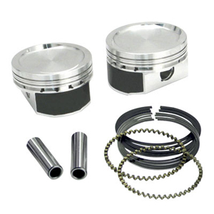 S&S 883-1200 Conversion Piston Kit +.020 Inch Size For 1986-2022 XL883/1100 Sportster Models (106-5550)
