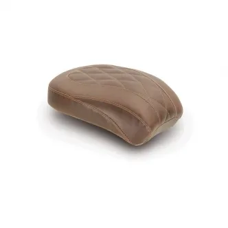 Mustang Tripper Wide, Brown, Diamond Stitch 10 Inch Passenger Seat For Harley Davidson 2000-2016 Softail Motorcycles With 150 Tire (Excl. Deuce) (76817)