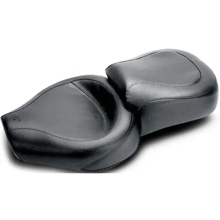 Mustang Wide Touring Seat With Front Width 15 Inches And Rear Width 12 Inches For Harley Davidson 1996-2003 XL Sportster Models With 2.1G & 3.3G Tanks (75129)