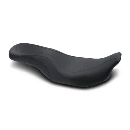 Mustang Day Tripper Seat With 11.5 Inch Front Width And 7 Inch Rear Width For Harley Davidson 2008-2023 FLHR, FLTR & FLHX Motorcycles (76025)