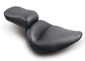 Mustang Vintage Standard Touring Seat With Front Width 14 Inches And Rear Width 8 Inches For Harley Davidson 2000-2006 Softail With Up To 150 Stock Tire (75077)