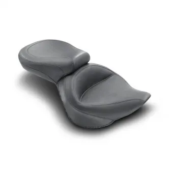 Mustang Vintage Wide Touring Seat With Front Width 17.5 Inches And Rear Width 14 Inches For Harley Davidson 2006-2016 Softail Motorcycles With 200 Tire (76404)
