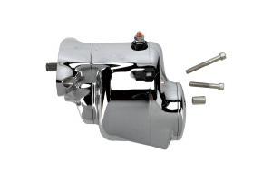Spyke Stealth 1.4KW Starter In Chrome Finish For 1994-2006 Big Twin Motorcycles (Except FLT, 06 Dyna Glide) (404255)