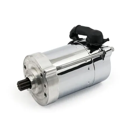 Compu Fire Baby Starter in Chrome Finish For Harley Davidson 1965-1988 Big Twin (Prestolite Style) (53730)