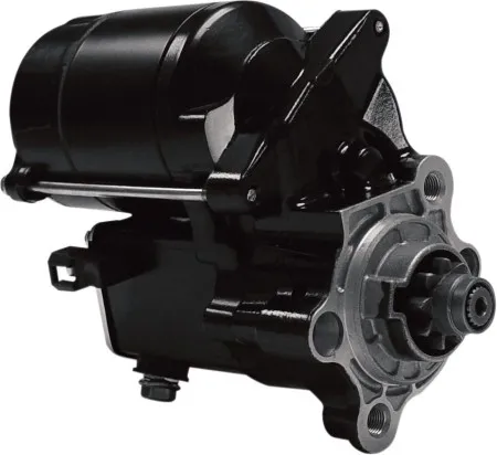 Drag Specialties 1.4KW Starter In Black Finish For 1986-2022 Harley Davidson Sportster & XR1200 Motorcycles (80-1009)