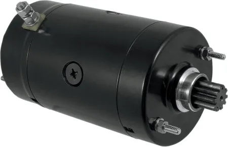 Drag Specialties High Torque Starter In Black Finish For 1984-1988 Harley Davidson Big Twin With Hitachi Starter (18300BN)
