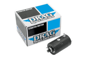 Drag Specialties High Torque Starter In Black Finish For 1984-1988 Harley Davidson Big Twin With Hitachi Starter (18300BN)